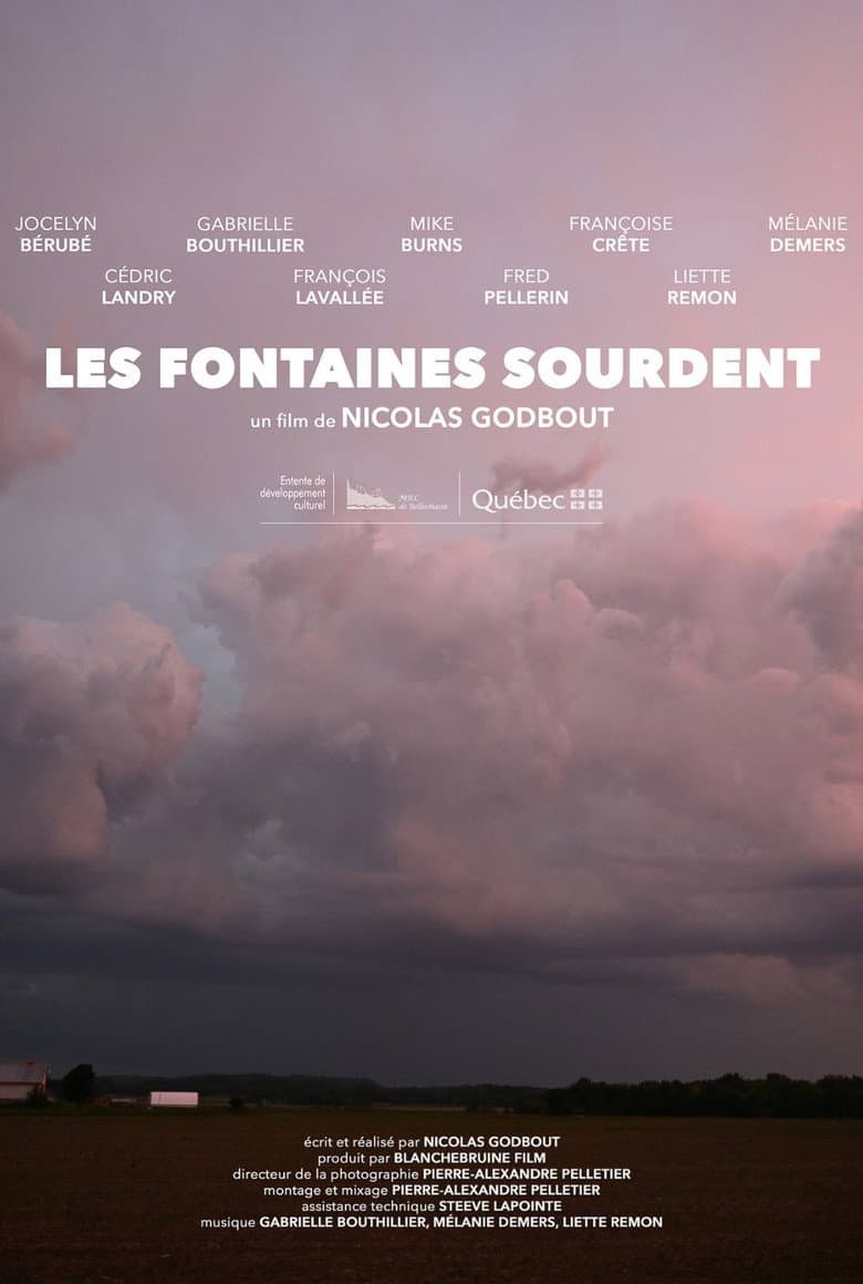 Les fontaines sourdent poster