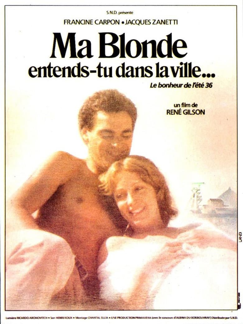 Ma blonde, entends-tu dans la ville? poster