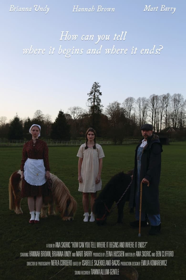 How can you tell where it begins and where it ends? poster