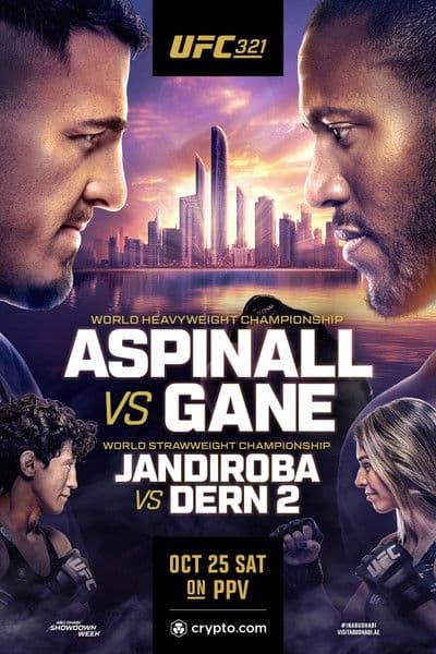 UFC 321: Aspinall vs. Gane poster
