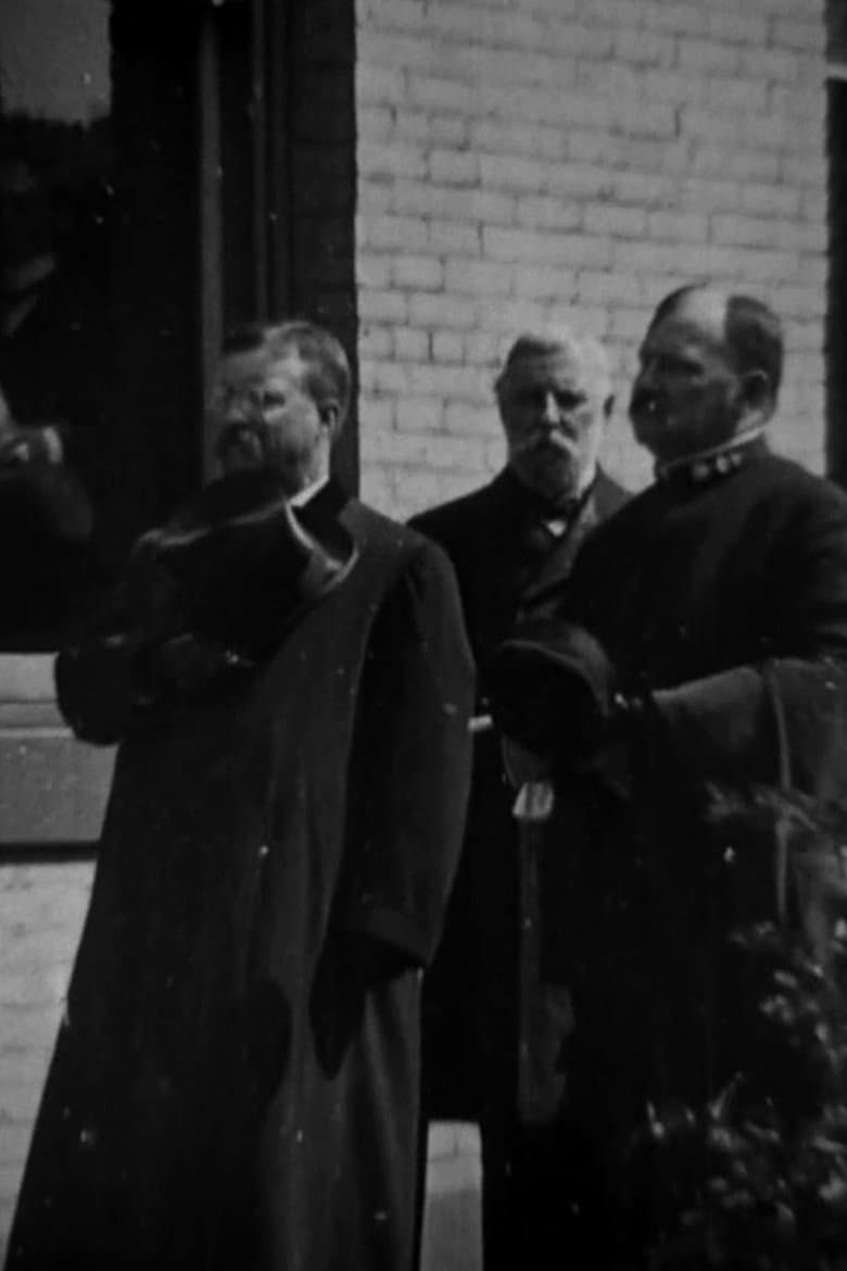 President Roosevelt at the Canton Station poster