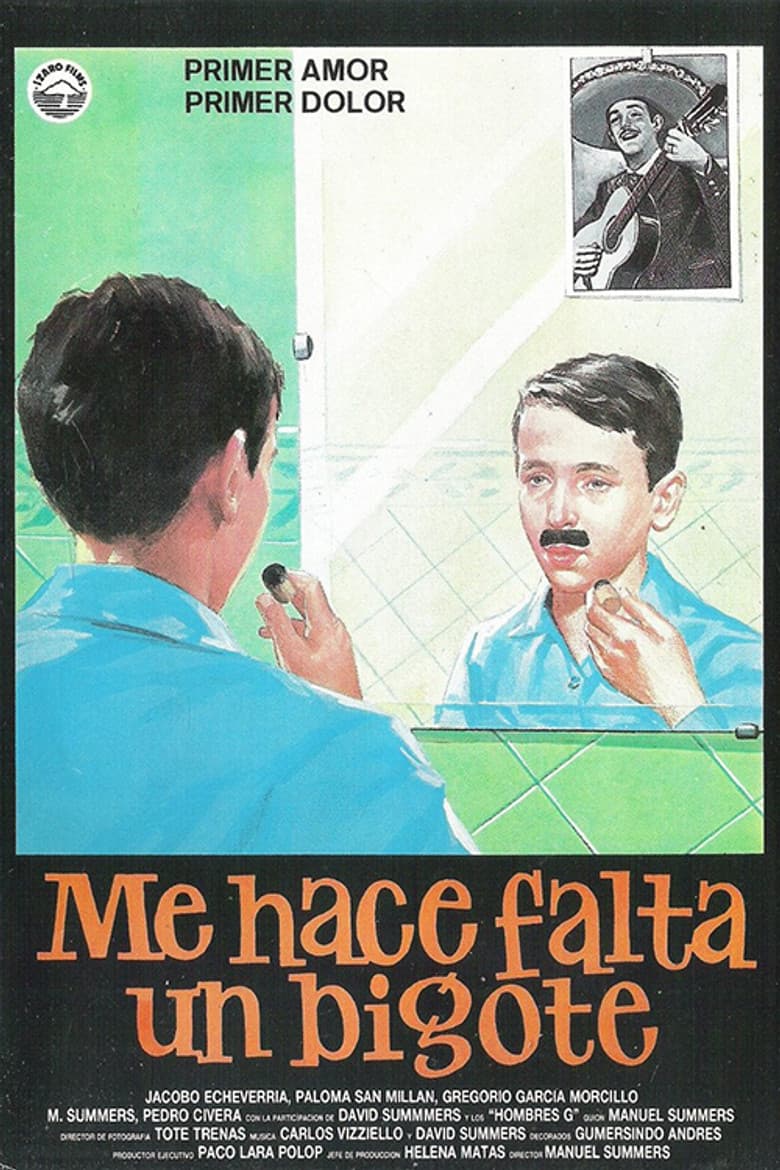 Me hace falta un bigote poster