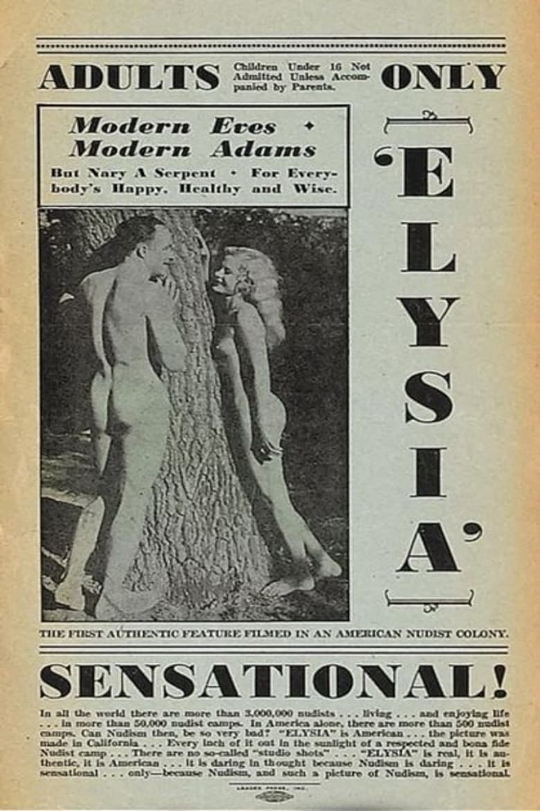 Elysia, Valley of the Nude poster