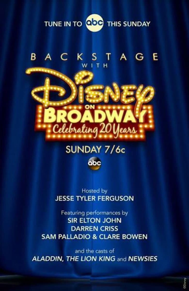Backstage With Disney on Broadway: Celebrating 20 Years poster