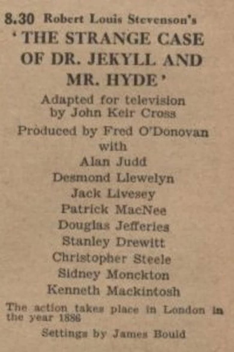 The Strange Case of Dr. Jekyll and Mr. Hyde poster