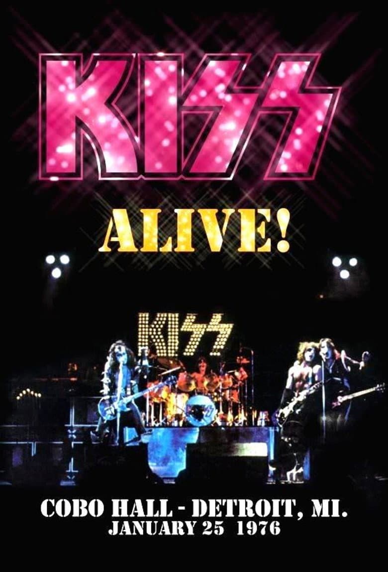 Kiss - (Alive Tour) Cobo Hall Detroit, MI January 25, poster