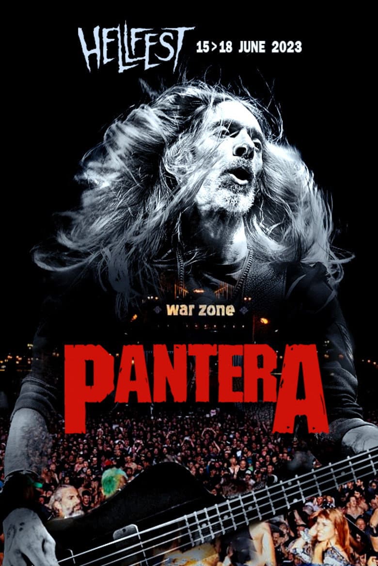 Pantera - Hellfest 2023 poster