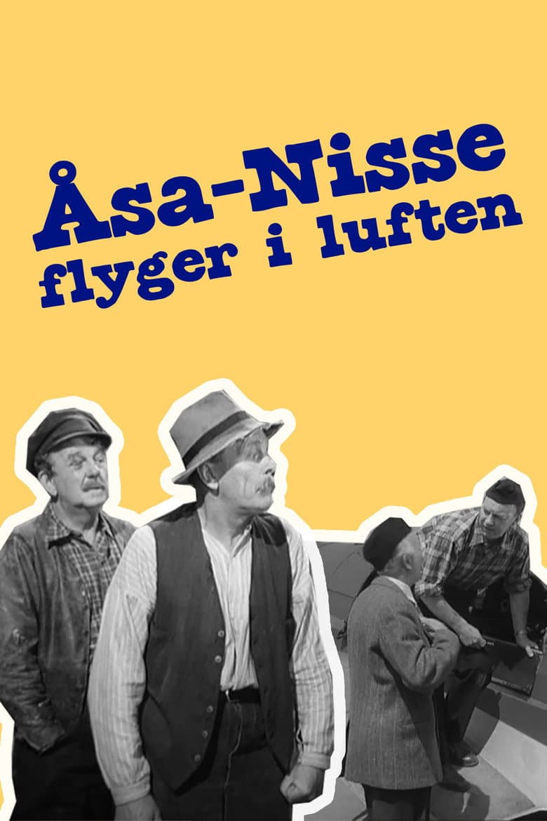 Åsa-Nisse flyger i luften poster