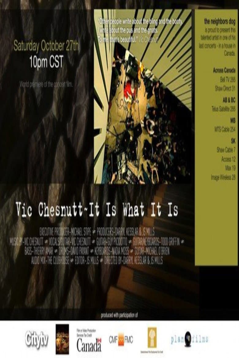 Vic Chesnutt - IT IS WHAT IT IS poster
