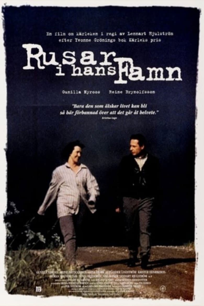Rusar i hans famn poster