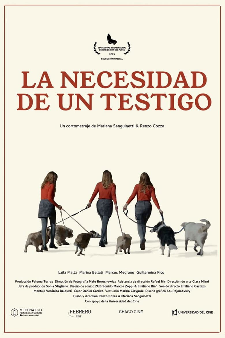The Need of a Witness poster