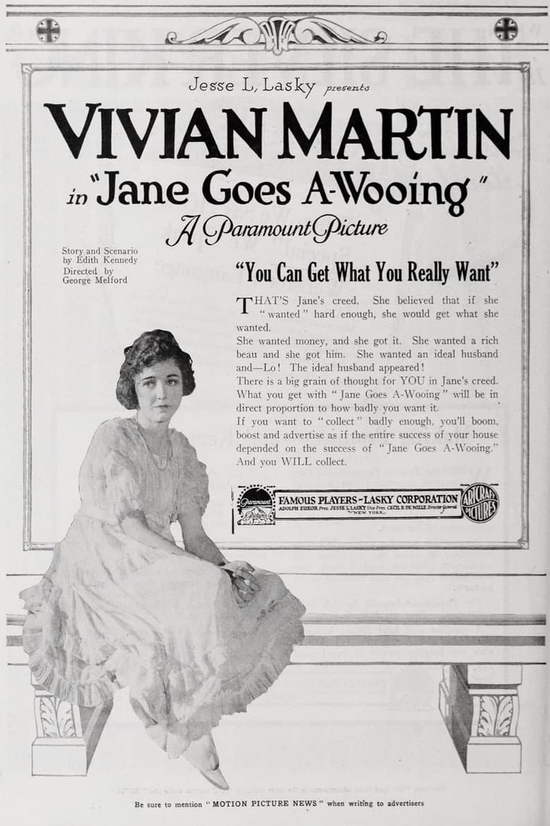 Jane Goes A-Wooing poster
