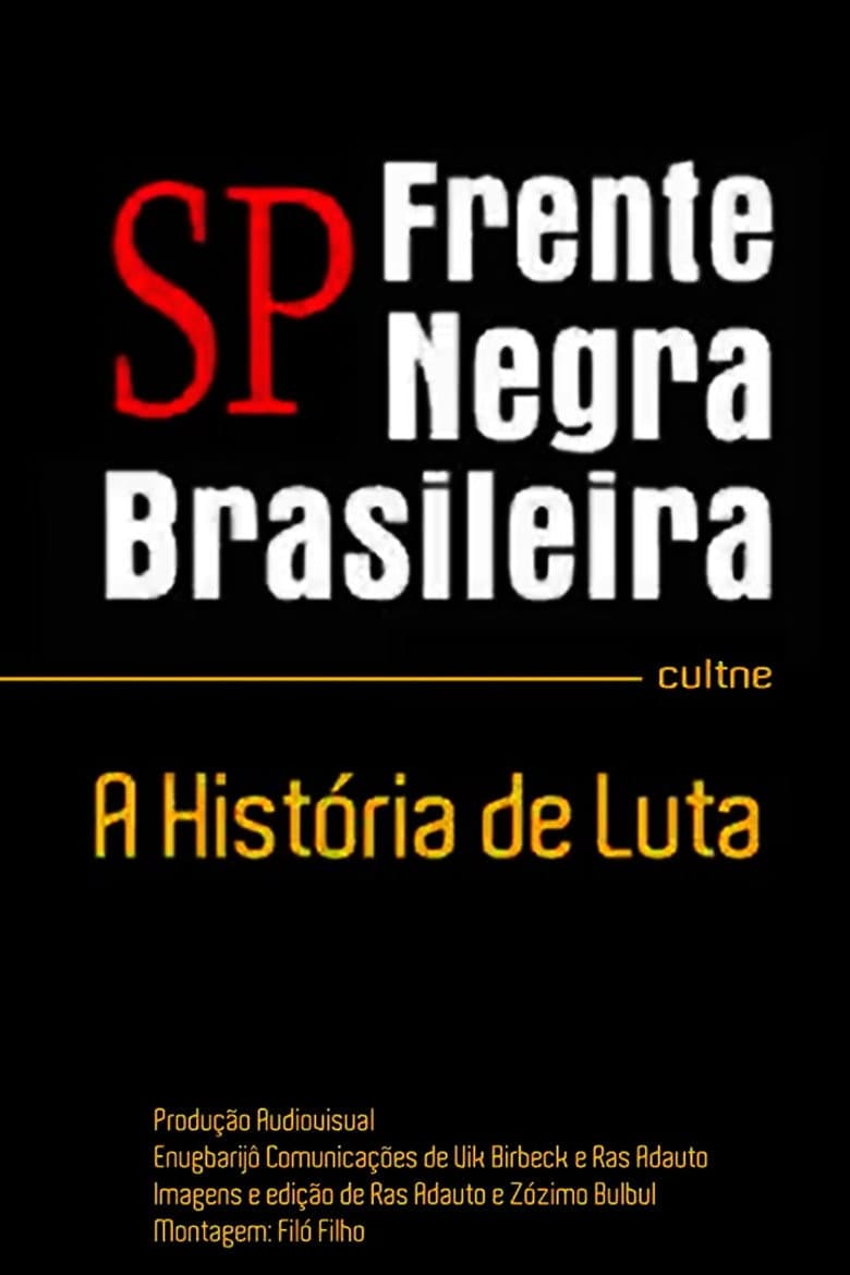 Frente Negra Brasileira poster
