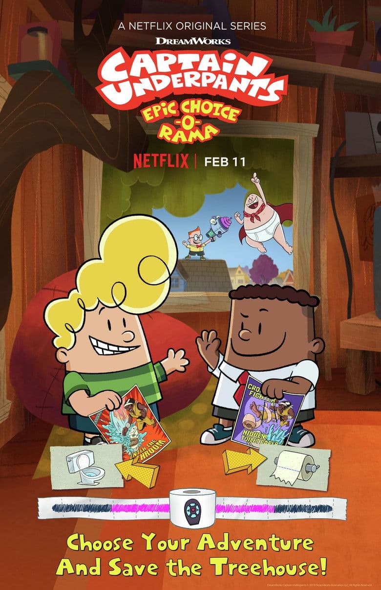 Captain Underpants Epic Choice-o-Rama poster