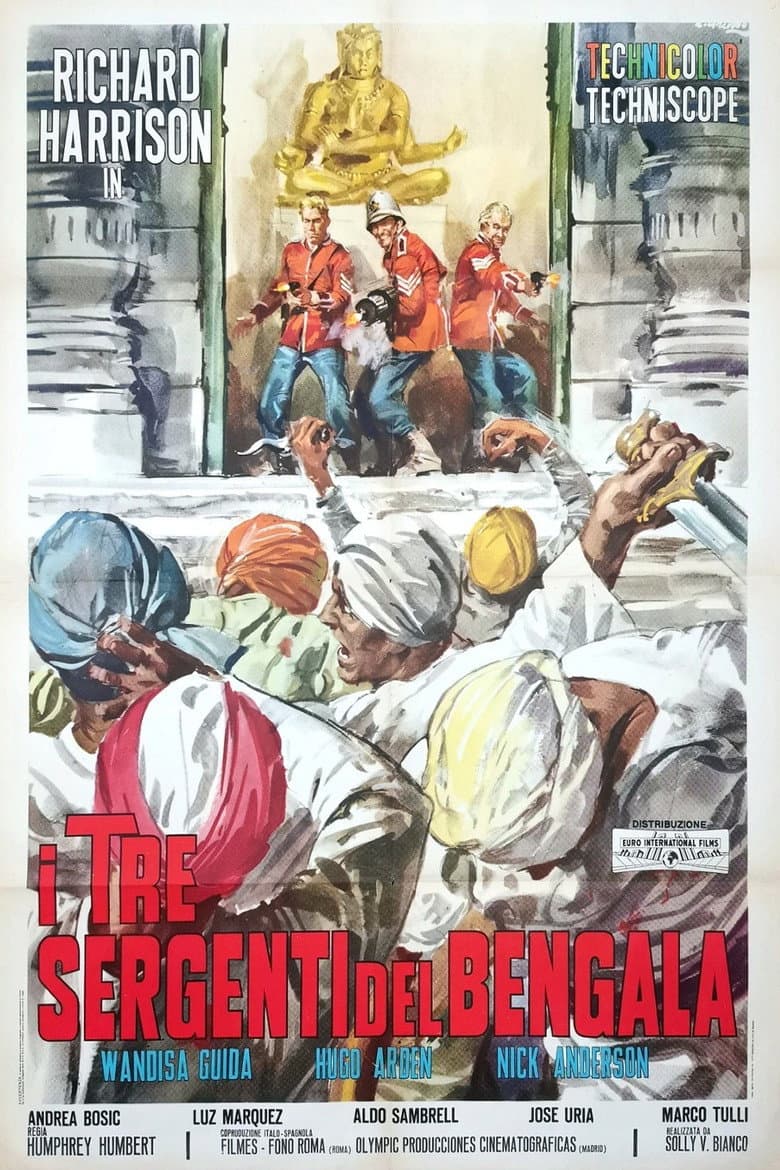 Three Sergeants of Bengal poster