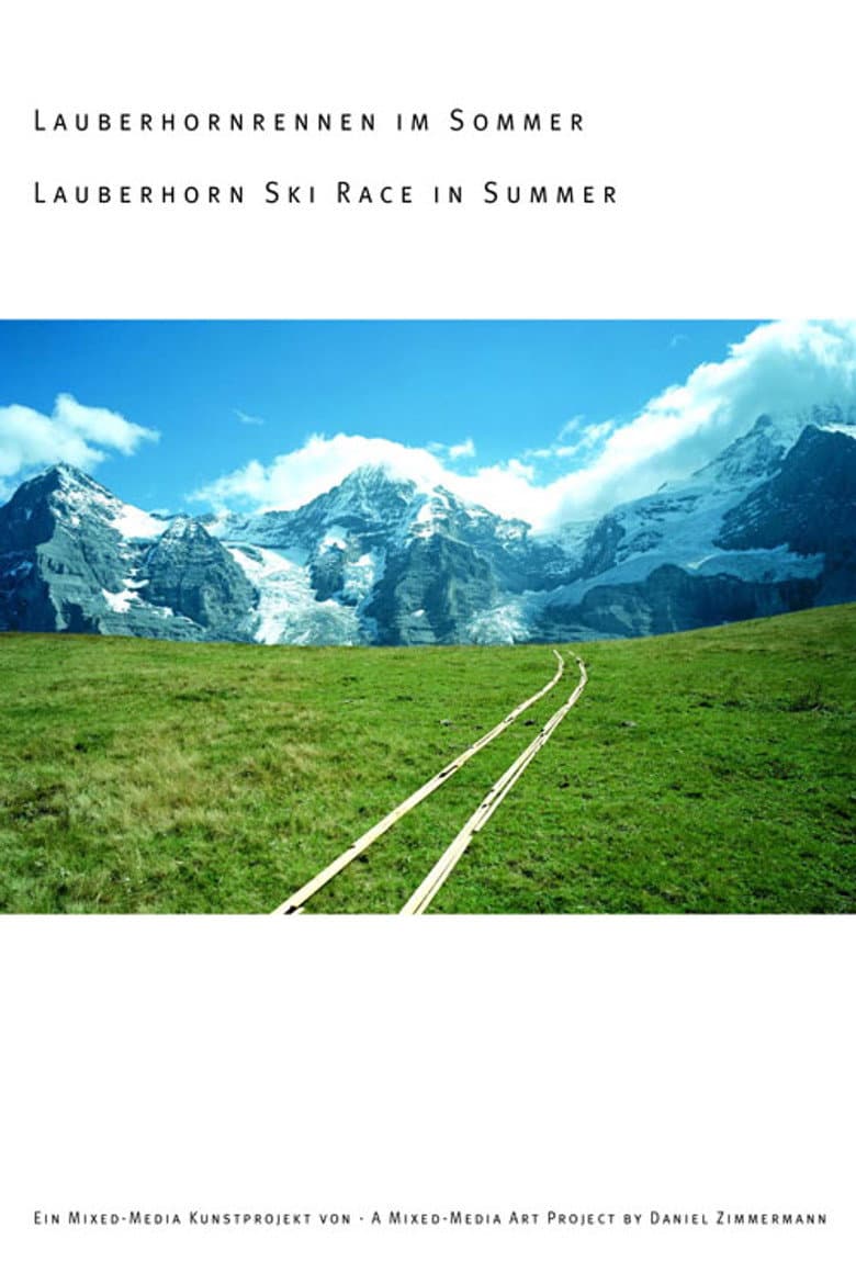 Lauberhornrennen im Sommer poster