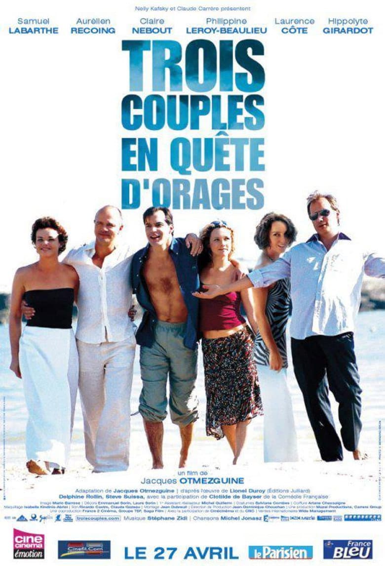 Trois Couples en quête d'orages poster