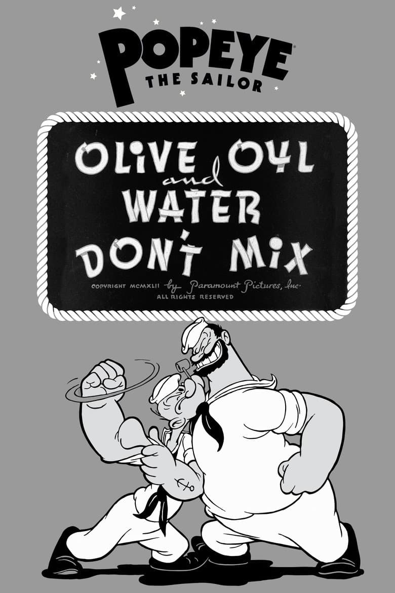 Olive Oyl and Water Don't Mix poster