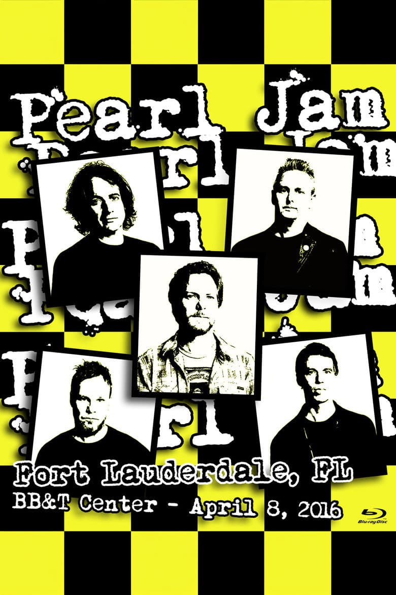 Pearl Jam: Fort Lauderdale 2016 poster