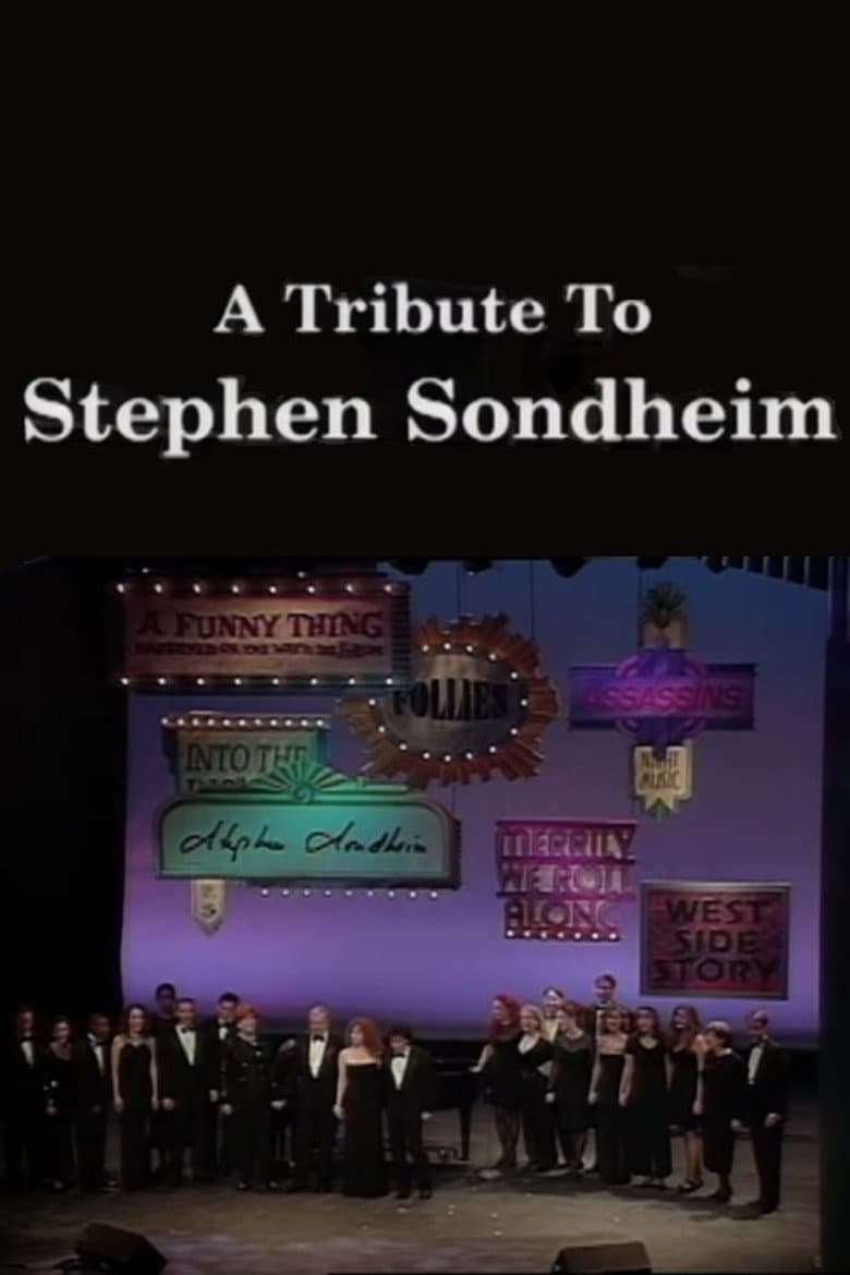 A Tribute to Stephen Sondheim poster