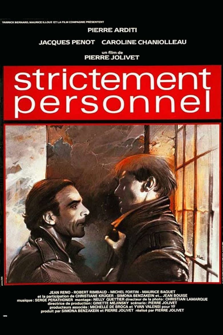 Strictement personnel poster