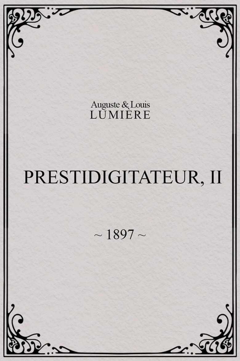 Prestidigitateur, II poster