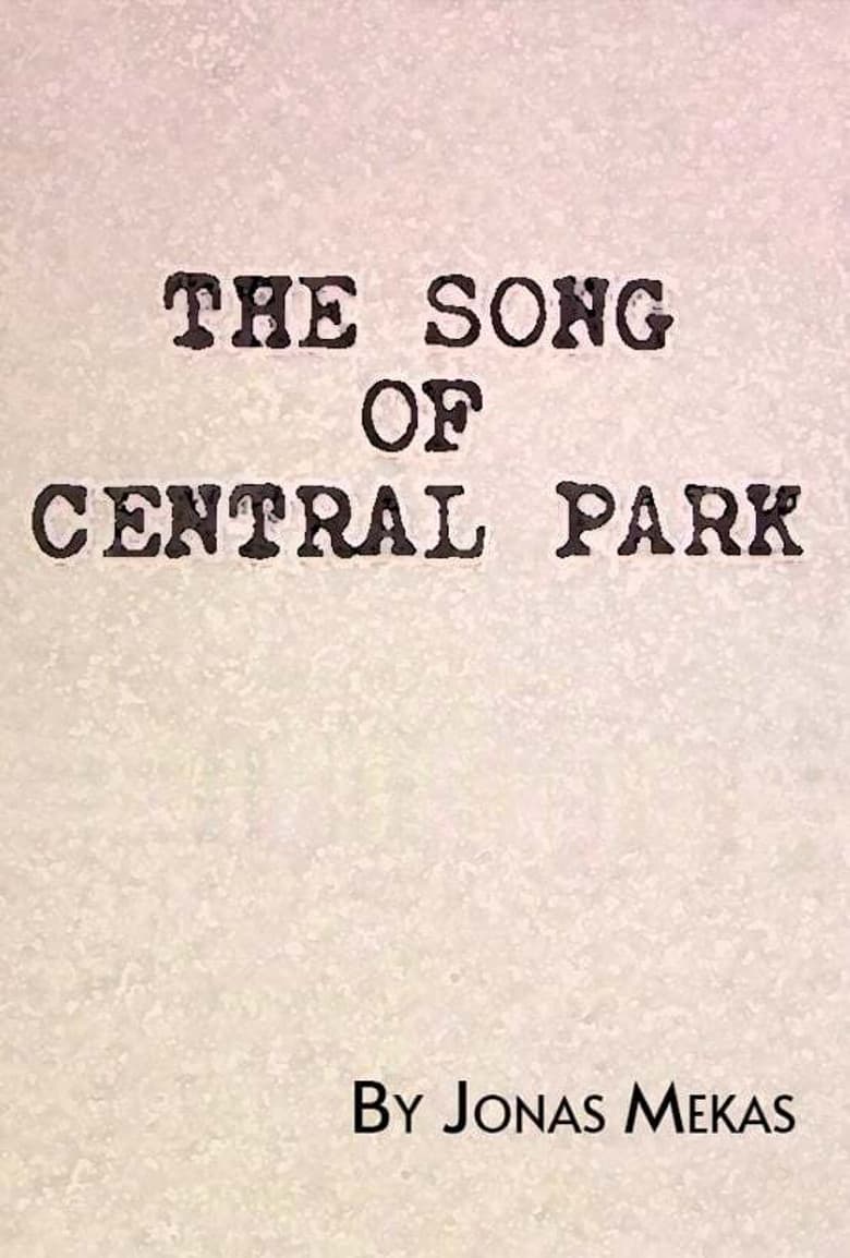 The Song of Central Park poster