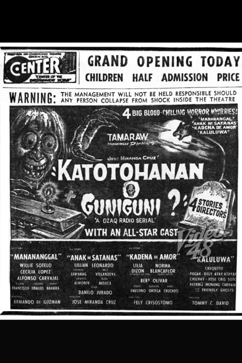 Katotohanan o guniguni? poster