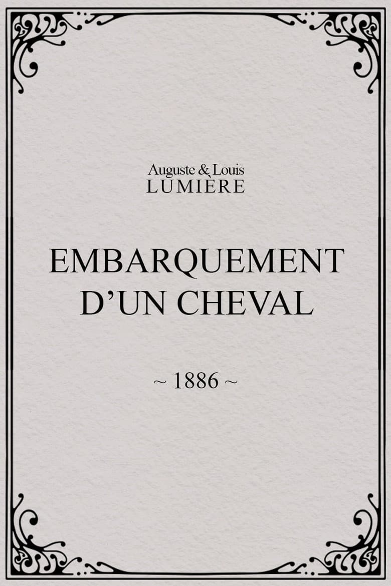 Embarquement d’un cheval poster