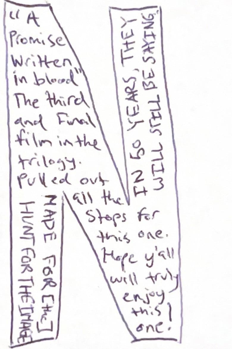 A Promise Written in Blood poster