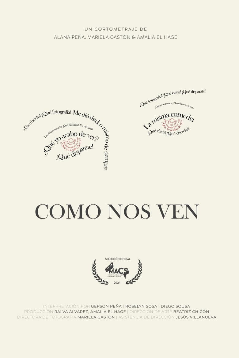 Como Nos Ven poster