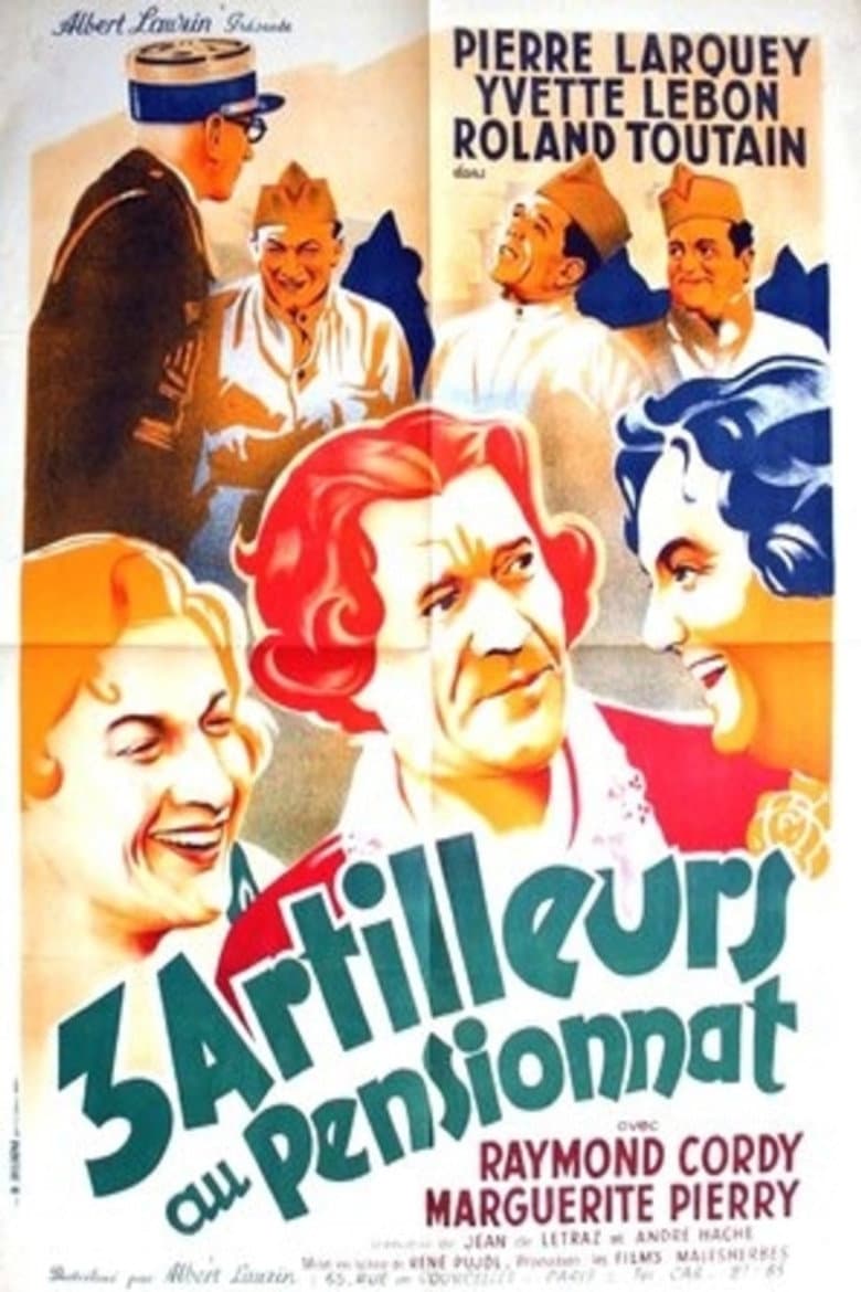 Trois artilleurs au pensionnat poster