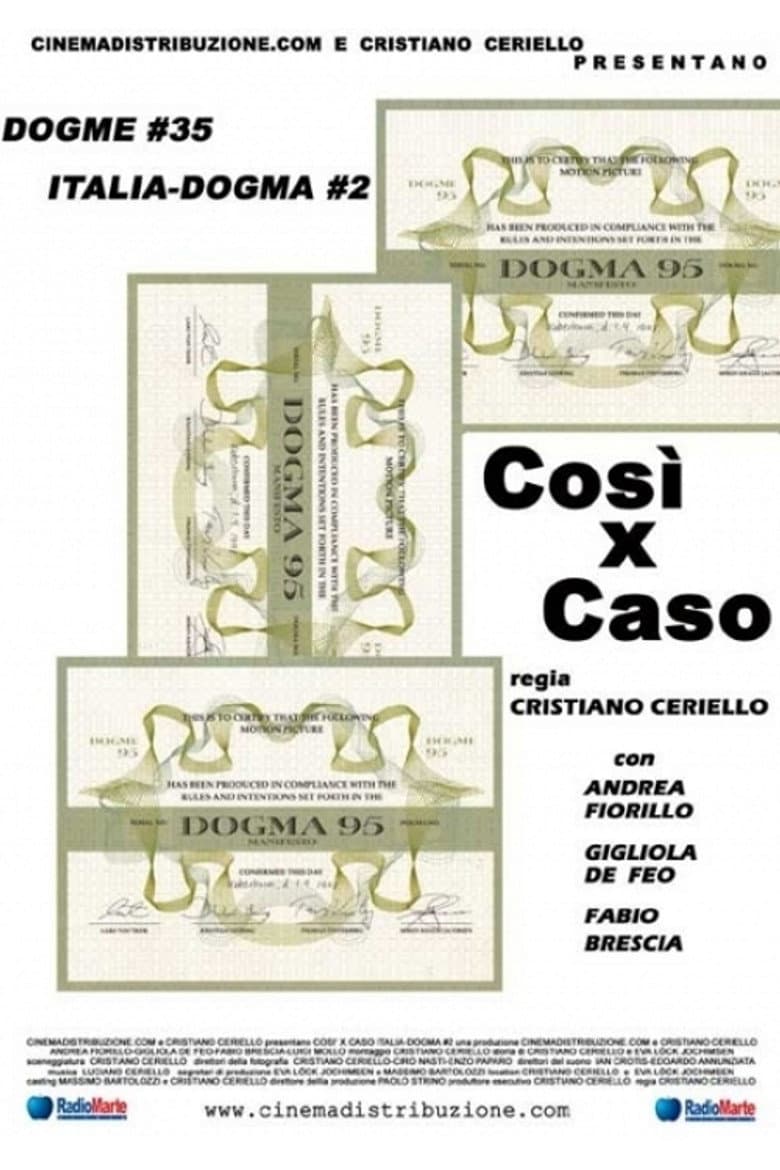 Così x Caso poster