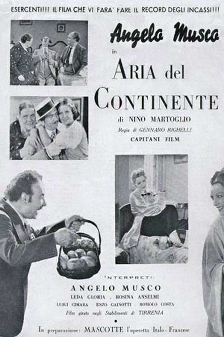 L'aria del continente poster