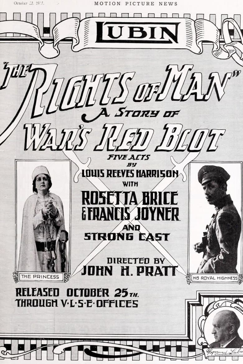 The Rights of Man: A Story of War's Red Blotch poster