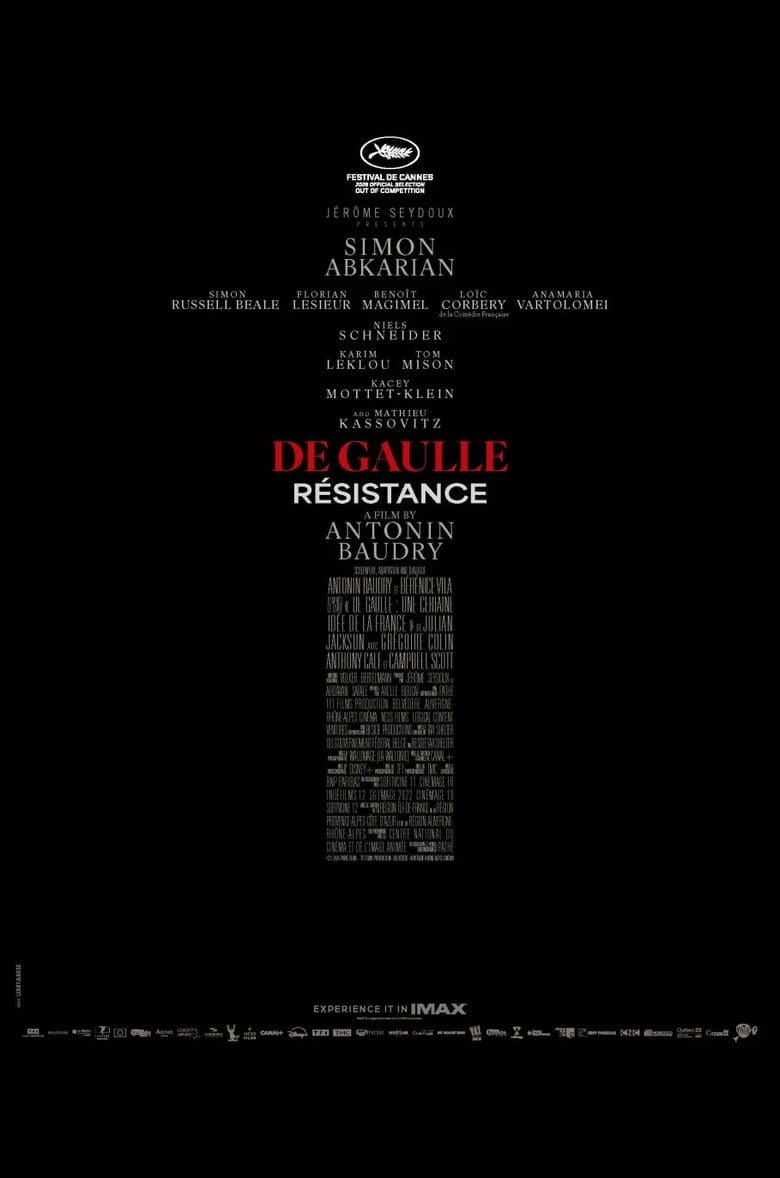 De Gaulle: Résistance poster