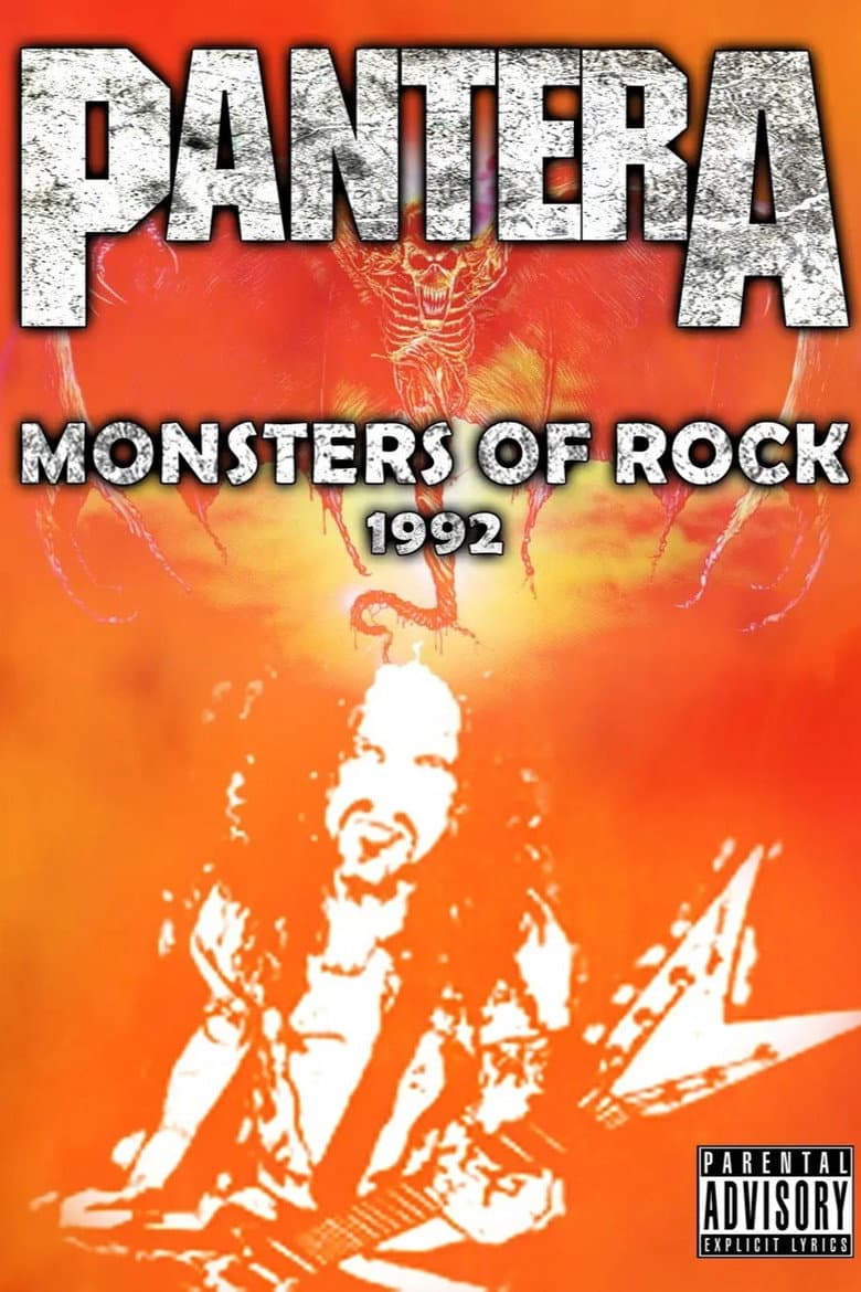 Pantera: Live at Monsters of Rock Italy poster