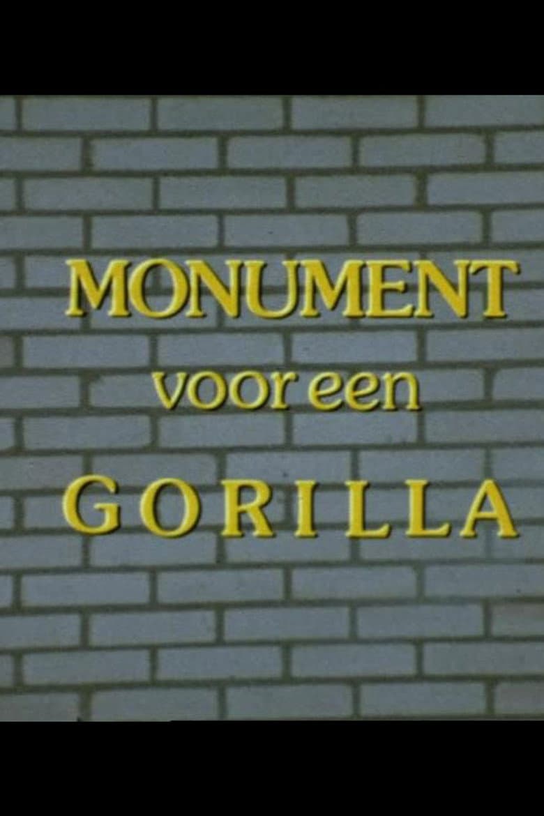 Monument for a Gorilla poster