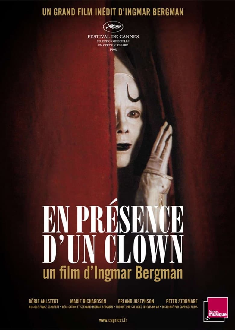 I sällskap med en clown poster