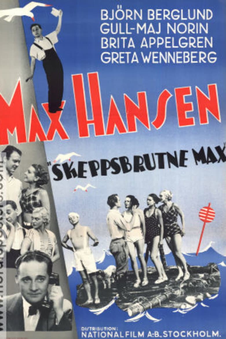 Skeppsbrutne Max poster