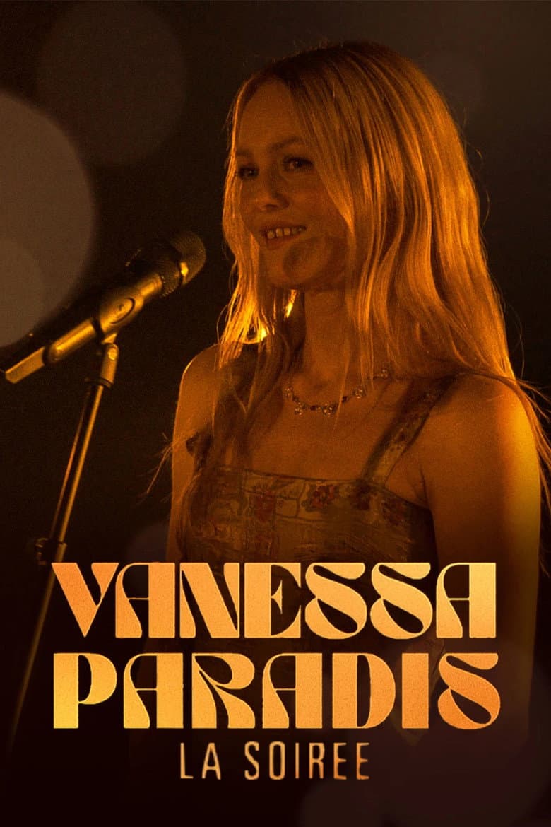 Vanessa Paradis, la soirée poster