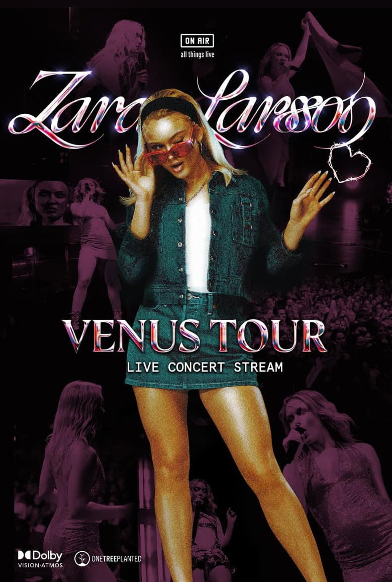 Zara Larsson 'Venus Tour' poster