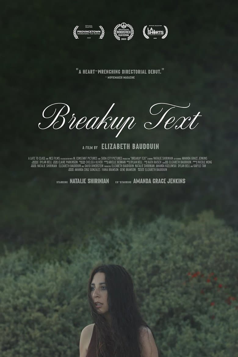 Breakup Text poster