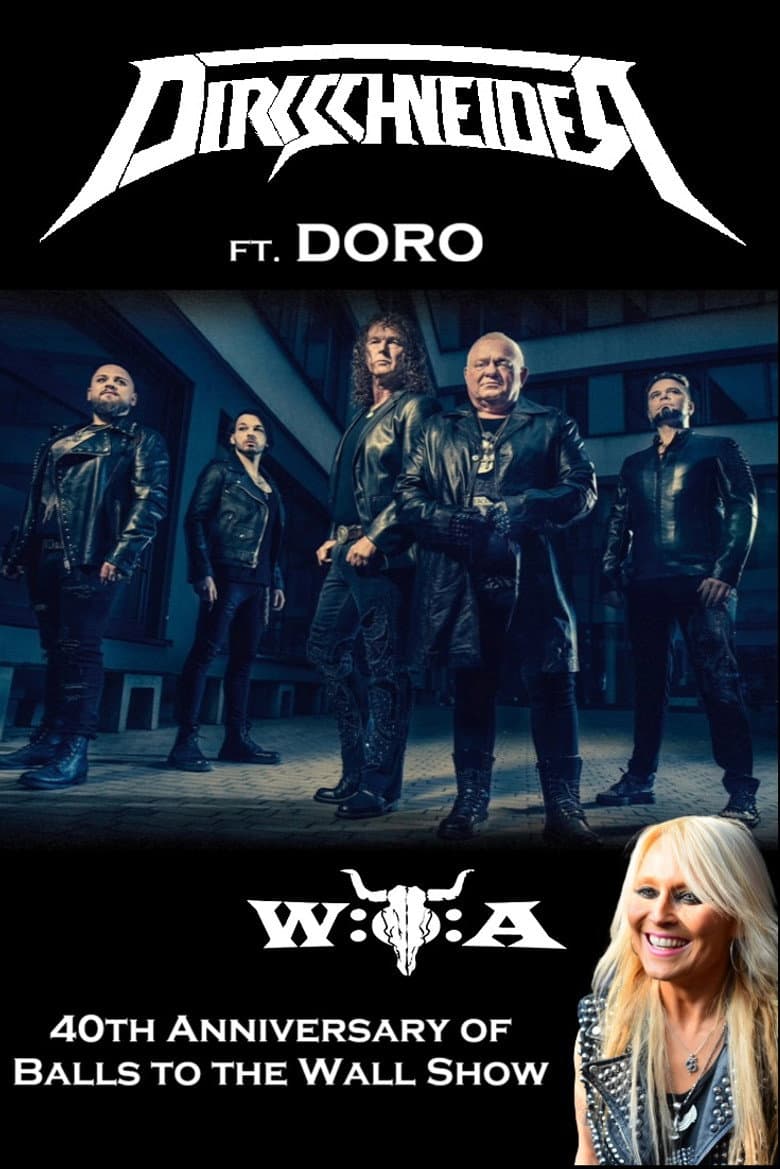 Dirkschneider: 40th Anniversary of Balls to the Wall Show - W:O:A 2025 poster
