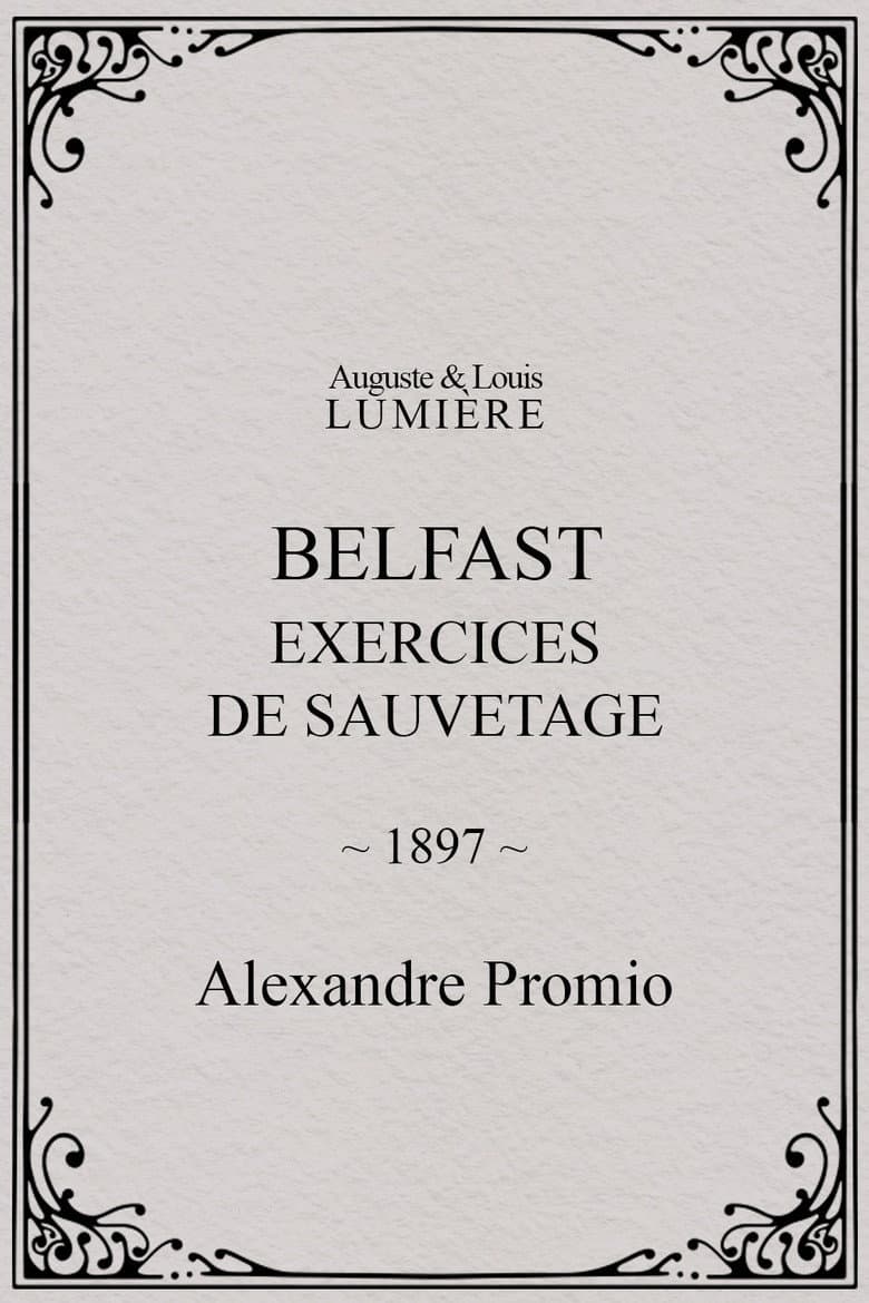 Belfast, exercices de sauvetage poster