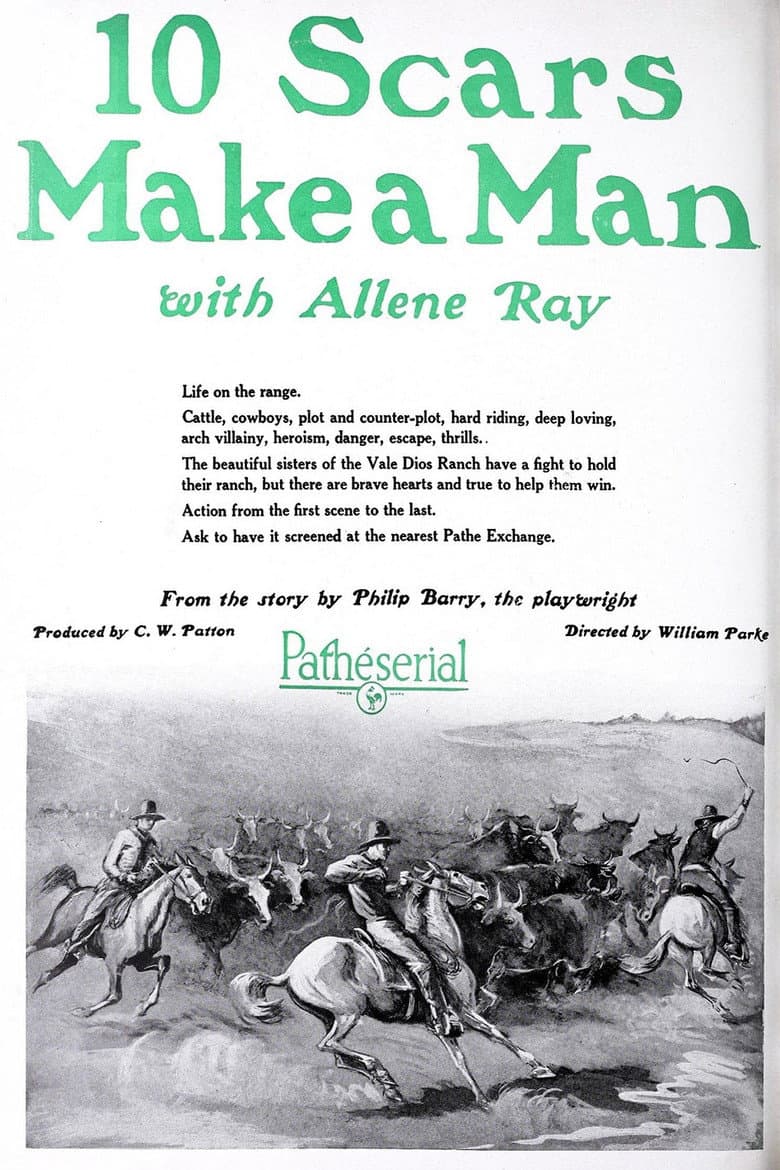 Ten Scars Make a Man poster