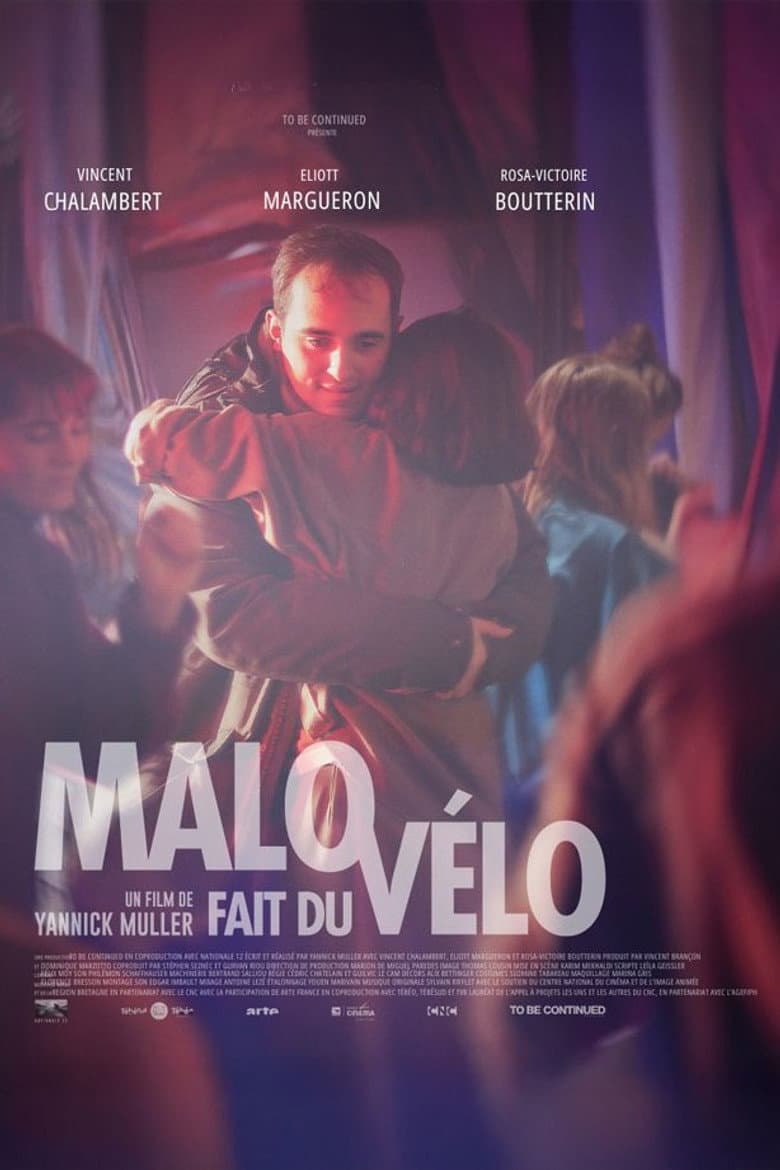 Malo fait du vélo poster