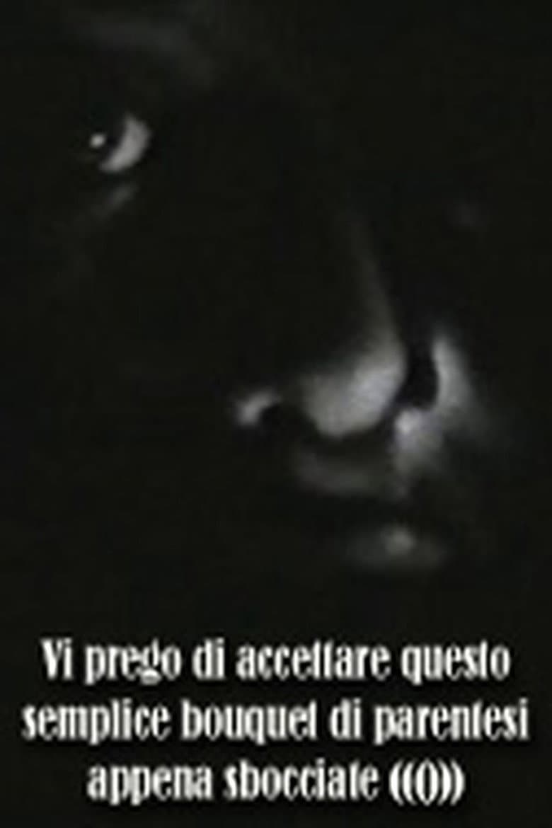 Vi prego di accettare questo semplice bouquet di parentesi appena sbocciate poster