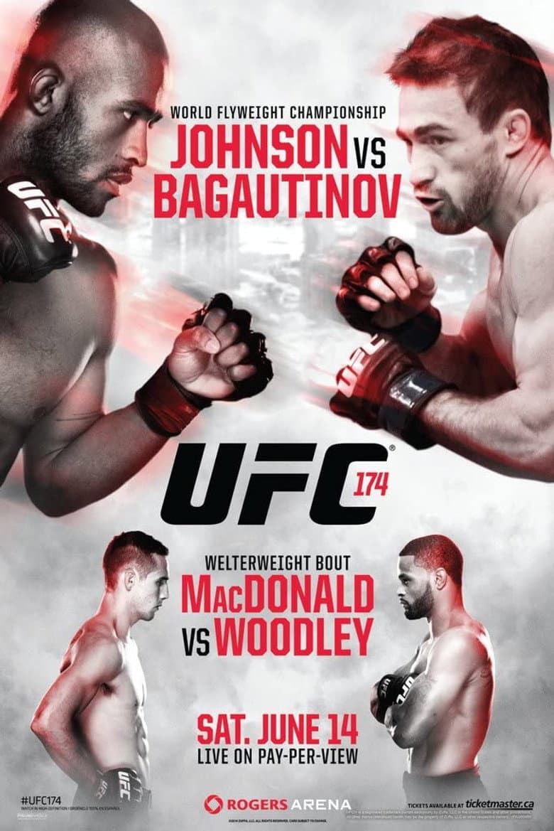 UFC 174: Johnson vs. Bagautinov poster