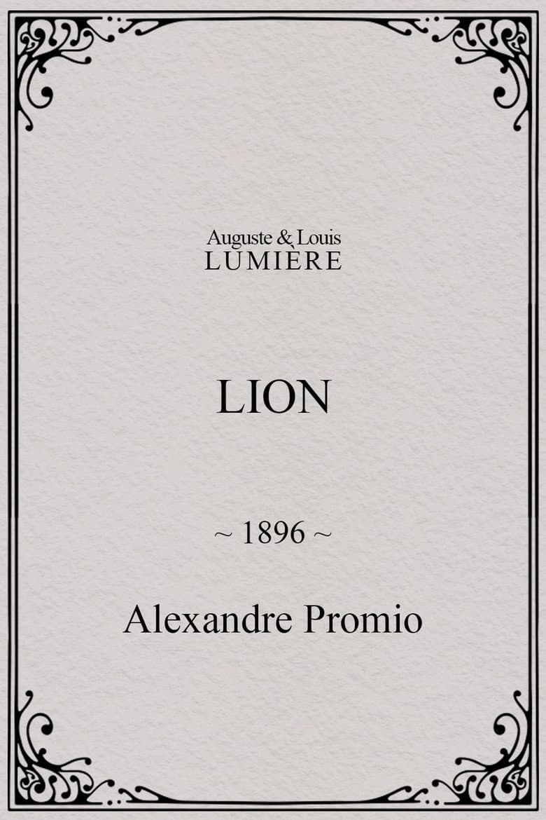 Lion, London Zoological Gardens poster